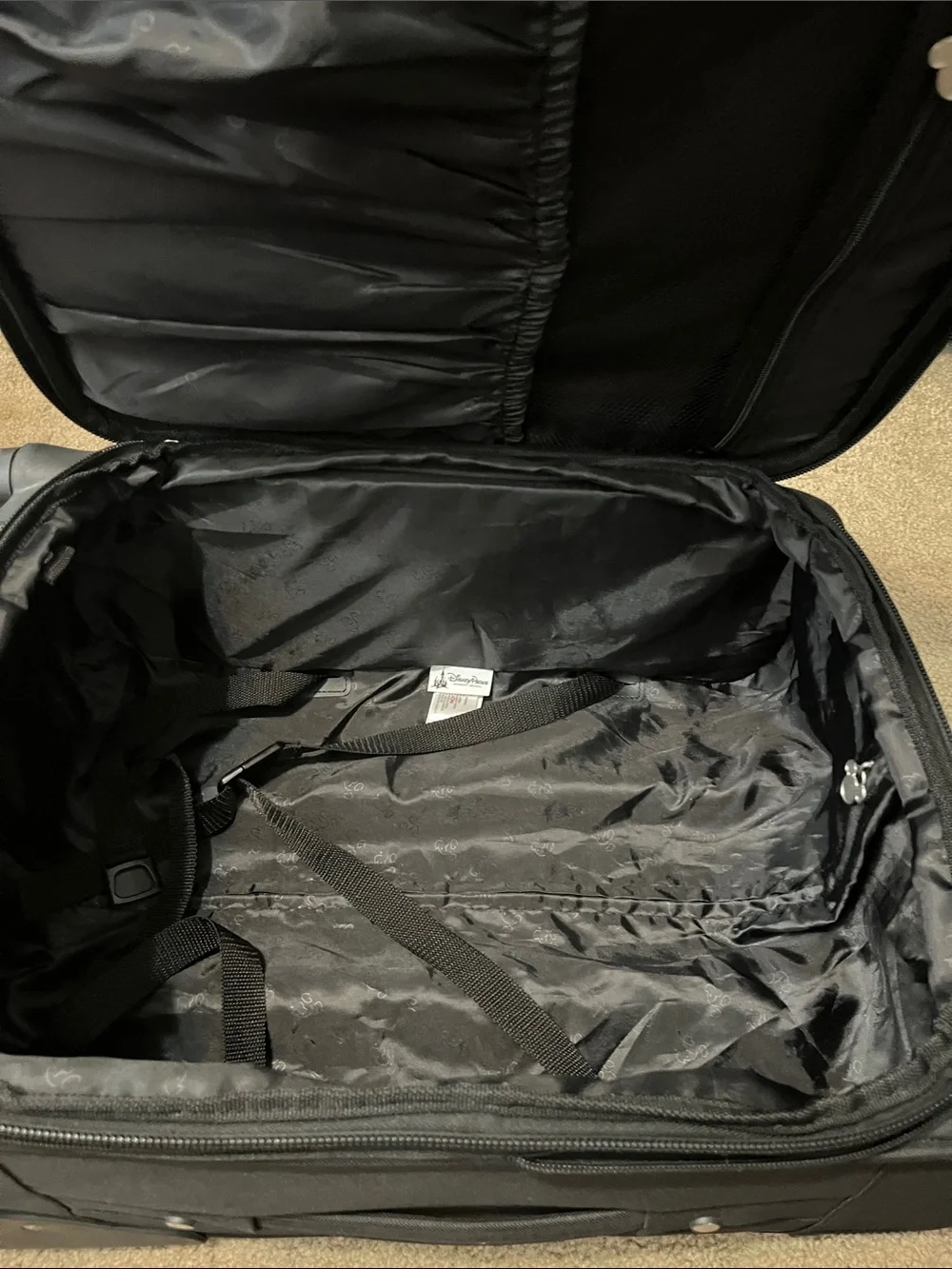 Walt Disney trademark luggage with 